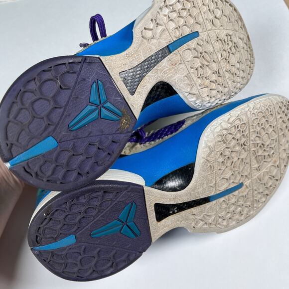 Nike Kobe 6 VI Draft Day 2011 White Blue Purple Varsity 429659-102 Size 7 main image 4